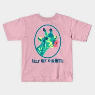 Kiss My Giraffe Kids T-Shirt